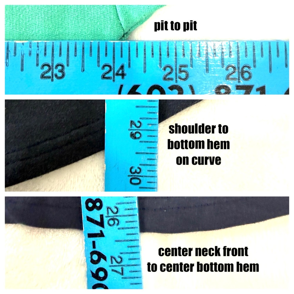 Rue 21 Womens Sweatshirt XL Green Blue Can You Not Sequins Spellout Colorblock - Picture 8 of 8